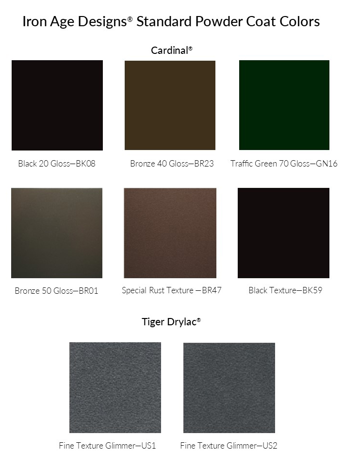 Drylac Powder Coat Color Chart