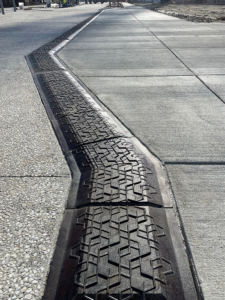 Decorative DWP / Wayfinding Tiles made from cast iron by Iron Age Designs