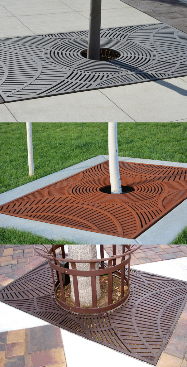 3 Stages of Cast Iron Aging Tree Grates Iron Age Designs