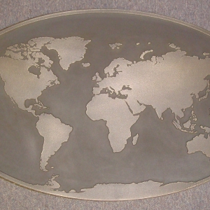 World Map Patina E