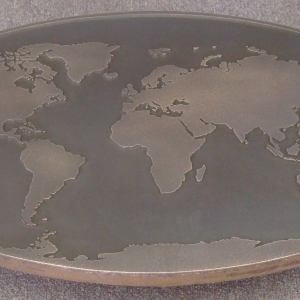 World Map Patina (2) E