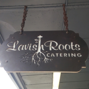 Lavish Roots LaserCut Sign E rev