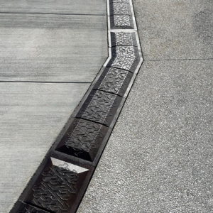 Decorative DWP / Wayfinding Tiles made from cast iron by Iron Age Designs